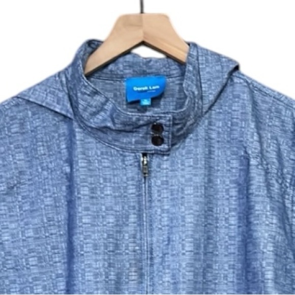 Derek Lam For Design Nation Hooded Short Sleeve Chambray Jacket Size XL - Picture 6 of 11